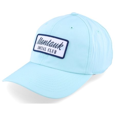 American Needle - Blå unconstructed Keps - Montauk Drifter Powder Dad Cap @ Hatstore