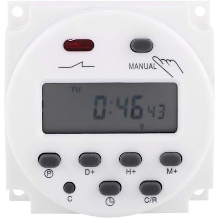 LCD digital timer Veckoprogrammerbar timer för mikrodatorprogrammerad och timerprogrammerad (220V)