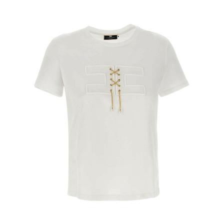 Elisabetta Franchi T-Shirts Hvid, Dame