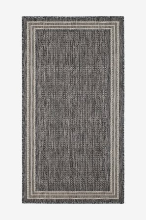 KM Home - Slätvävd Madrid - Grå - Slätvävda mattor - 80X150 - Från Homeroom