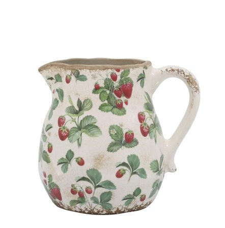 Chic Antique Fraises Blomsterkanne/Vase Jordbær H15