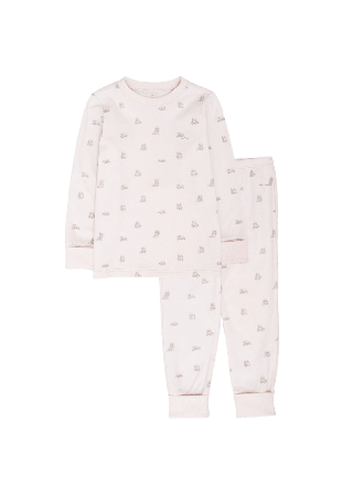 Livly Snuggle Bunny Marley 2 Piece Set Sovkläder & morgonrockar Unisex Rosa 116/122
