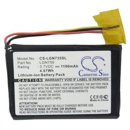 Batteri for navigator, GPS for LG LN700, LN704, LN705 osv.
