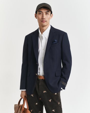 GANT Herren Slim Fit Club Sakko (54)
