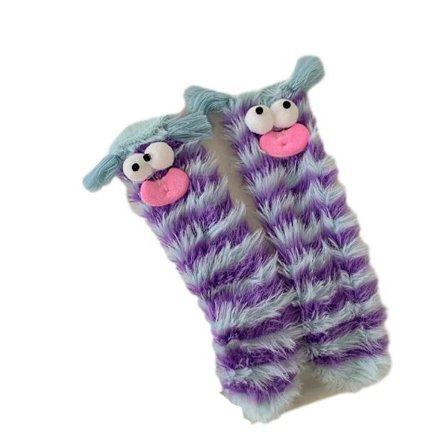 Lustiga Fuzzy Mid-Calf Strumpor