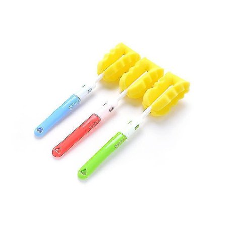 3 stk. Luksus Svampe Lange Flaske Sutteflaske Rengøringsbørste