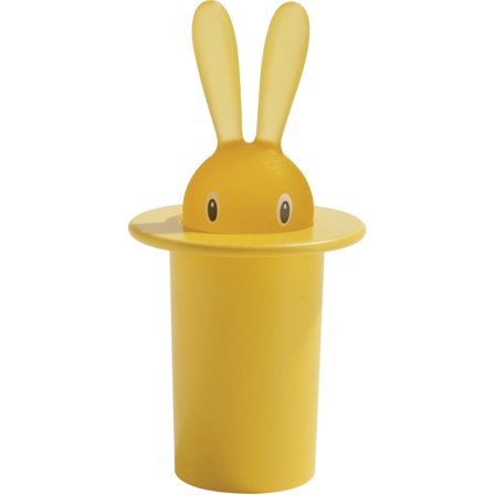 Alessi Magic Bunny -hammastikkuteline, keltainen