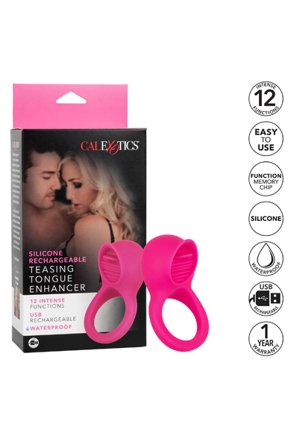 Kjøp Cal Exotics Teasing Tongue Enhancer - Penisring med vibrator | God pris