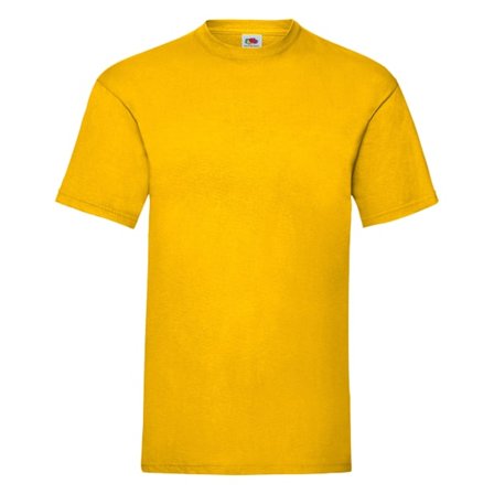 Fruit Of The Loom Mens Valueweight Kortärmad T-shirt 2XL Sol