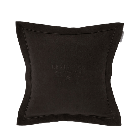 Lexington Velvet Sham with Embroidery Hotel Kuddfodral Grå 50X50
