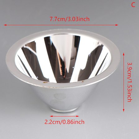 LED Aluminium Reflektor Cup uden monteringsplade Reflekterende Cu