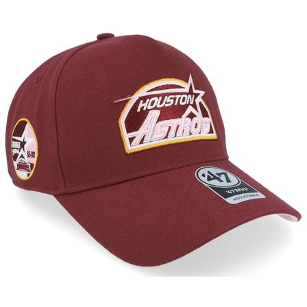 47 Brand - MLB Punainen adjustable Lippis - Hatstore Exclusive x Houston Astros Dark Maroon A-Frame Adjustable @ Hatstore
