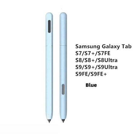 Silikon Pennfodral Tablet Touch Stylus Penna Skydd Enfärgad för Samsung Galaxy Tab S6 Lite S Pen S7 FE S8 Ultra S9 Plus