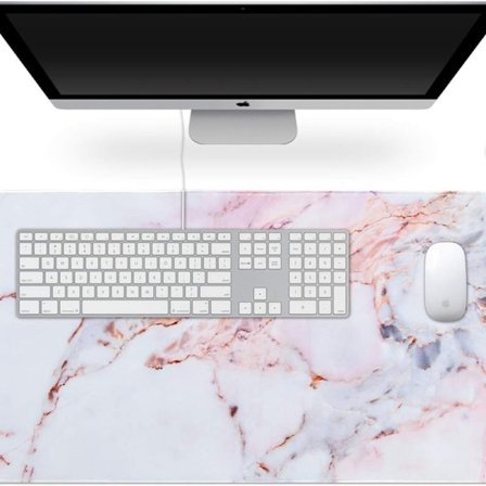 Skrivbordsunderlägg, utökad spelmusmatta, tangentbord, bärbar dator