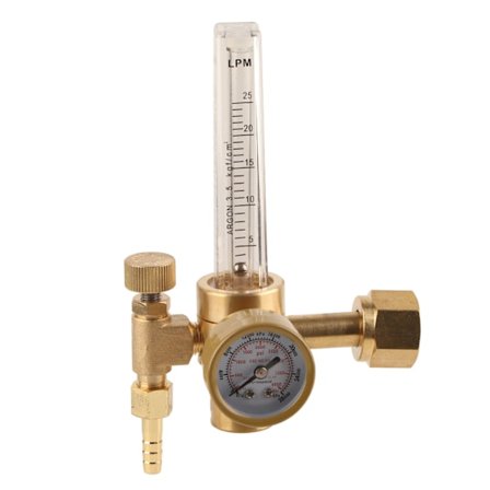 Argon Regulator Manuell Justering Sveise Gass Flowmeter Trykkmåler Reduksjonsventil