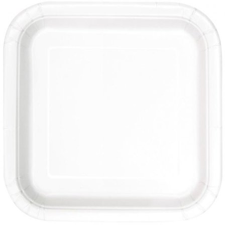 Pappersassiette Vit 18cm 16-pack - Partyninja.se