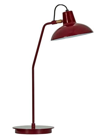 house doctor | Bordlampe, Hddesk, Rød | L:34CM