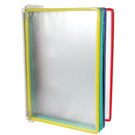 Seinälle kiinnitettävä tiedostotallennusteline lehtien säilytyspussi seinälle kiinnitettävä tiedostokansio (38X26CM, väri)