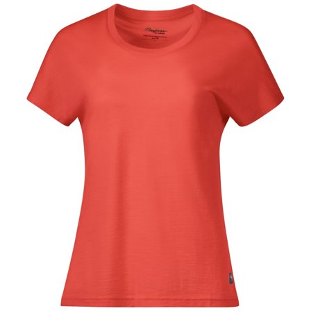 Bergans Women's Urban Wool Tee Women short-sleeved sweaters Red M