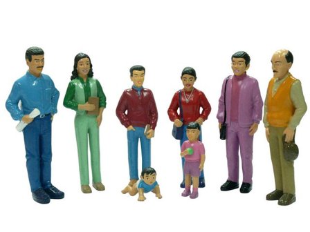 MINILAND Familj Lekfigurer 3. 8/fp - Lyreco - Skola och förskola - Lekmaterial - Lekfigurer - Övriga