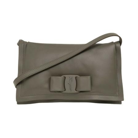 Salvatore Ferragamo, Viva Mini shoulder bag Groen, Dames, Maat:ONE Size,leer