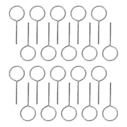 20 st SIM-kortsöppnare Anti-förlorad Bred Kompatibel Rund Mobiltelefon SIM-kortstift för Surfplatta