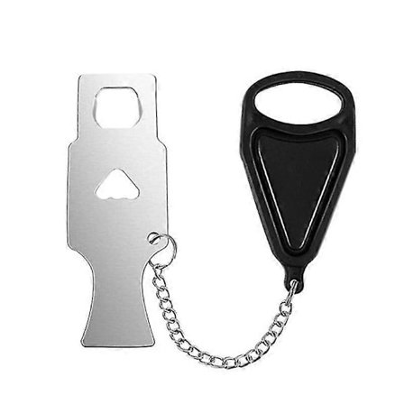 Dør sikkerhedslås til hjemmet, bærbar rejselås, tilføjer ekstra sikkerhed og privatliv, ingen boremaskine, dørstopper til hotelværelse