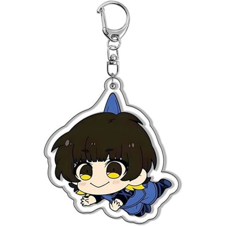 Blue Lock avaimenperä anime akryyli avaimenperä riipus matkapuhelin reppu avain riipus Meguru Bachira avaimenperä Blue Lock fanituote...