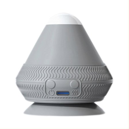 Monterbar Elektrisk Massagebold med Sugekop, Ryg- og Skuldermassagebold med Sugekop til Smertelindring