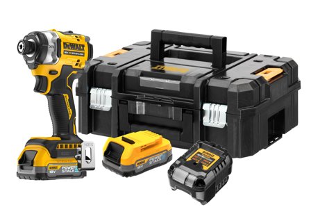 Dewalt DCF860E2T Slagskruvdragare med batteri och laddare, Maskiner