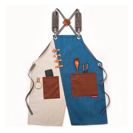 Hagearbeid Forkle Denim Forkle Unisex Cargo Midje Forkle