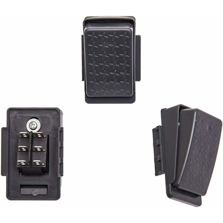 Legetøjsbil Accelerator Pedal Kontrol Switch - Sort 6-polet