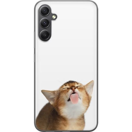 Kompatibel Mobilcover til Samsung Samsung Galaxy A24 4G Katten holder dig ren