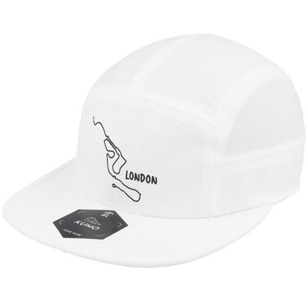 Kumo - Vit 5panel Keps - "London Marathon Cloudfit White 5-panel " @ Hatstore