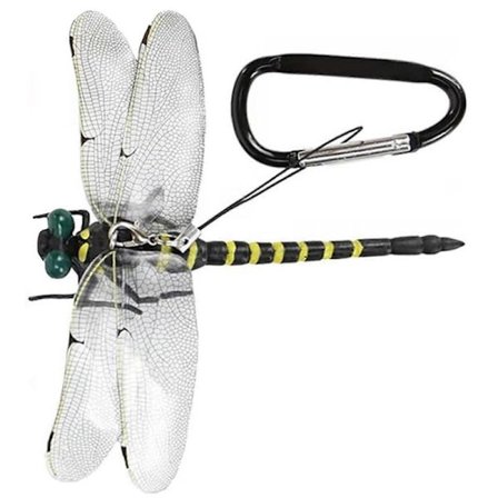 3D Guldsmede Insektmiddel Clips - Realistiske Guldsmede Hatte- & Rygsæktilbehør for Effektiv Insektbeskyttelse