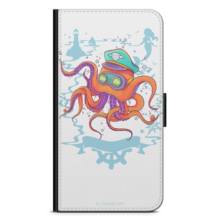 Bjornberry Plånboksfodral iPhone 7 - Bläckfisk Kapten