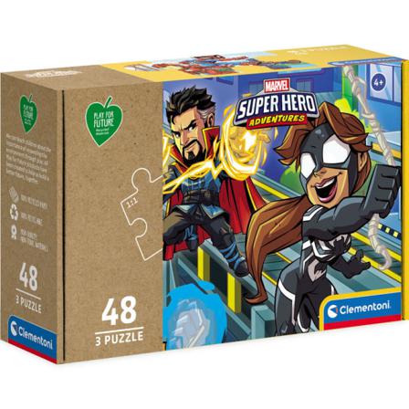 Disney Super Hero Marvel Puzzle 3x48pcs