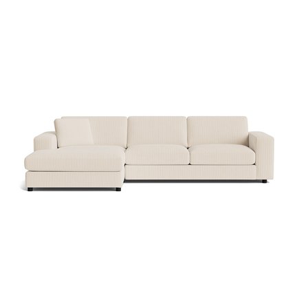 Oasis chaiselong sofa, venstrevendt - Lincoln Beige - 294x151x79 - Sofa, chaiselong