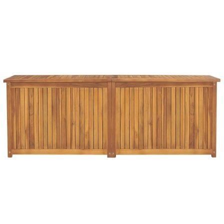 vidaXL Trädgårdslåda 150x50x53 cm massiv teak