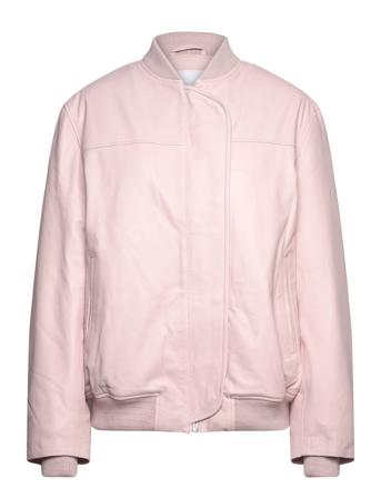 Over D Leather Bomber Pink REMAIN Birger Christensen