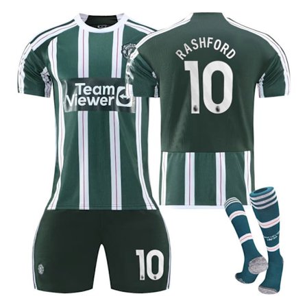 Manchester United bortaställ 23/24 med strumpor