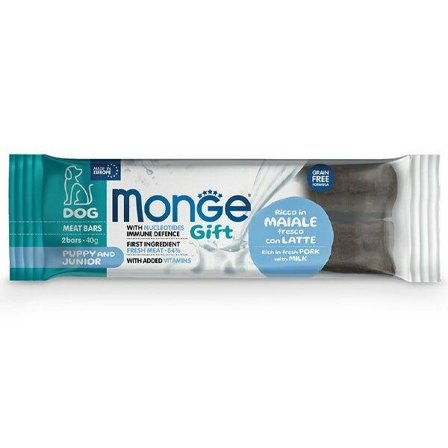 Monge Meat Bars Barretta Per Cani Puppy/Junior Maiale Fresco Con