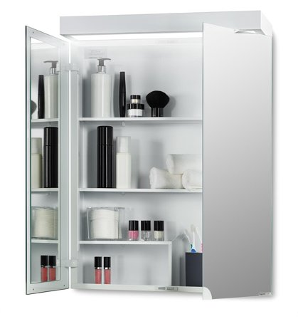 Gårö Plåtprodukter Dominant Speildør 277 x 704 mm, venstre/høyre, Baderom