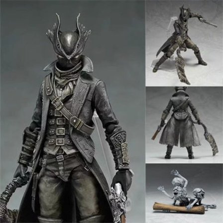 Figma 367# Bloodborne Hunter Jeger med Messenger Bonus Action Figur