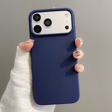 iPhone 17 / 17 Pro / 17 Air / 17 Pro Max Matt TPU Mobilskal – Stötsäkert Mjukt Silikon, Hemmabruk Edition*iPhone 17 Air*Mörkblå