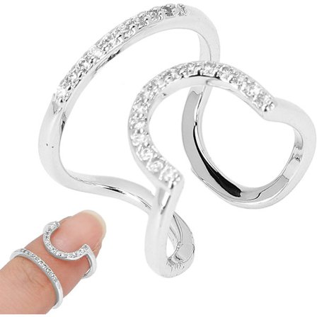 Damring för manikyr, galvaniserad koppar, justerbar storlek