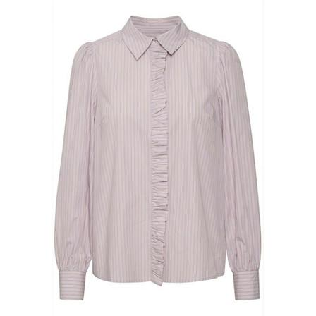 Part Two Part Two Venapw Sh Bluser 30307409 Orchid Petal Stripe Hvid, Dame Skjorter