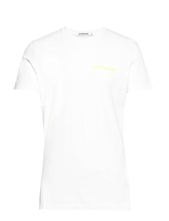 Chest Institutional Slim Ss Tee T-shirt Hvid Calvin Klein Jeans