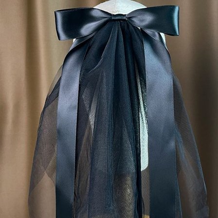 Brude Slør Brude Bue Tulle Slør med Sløjfe Bachelo Style4 KLB