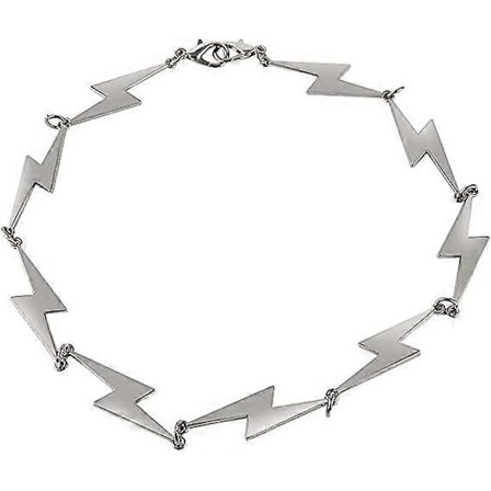 Punk Torne Halskæde Metal Kæde Sikkerheds Spore Pligt Hængelås Flamme Halskæde Hiphop Rock Smykker til Mænd Drenge